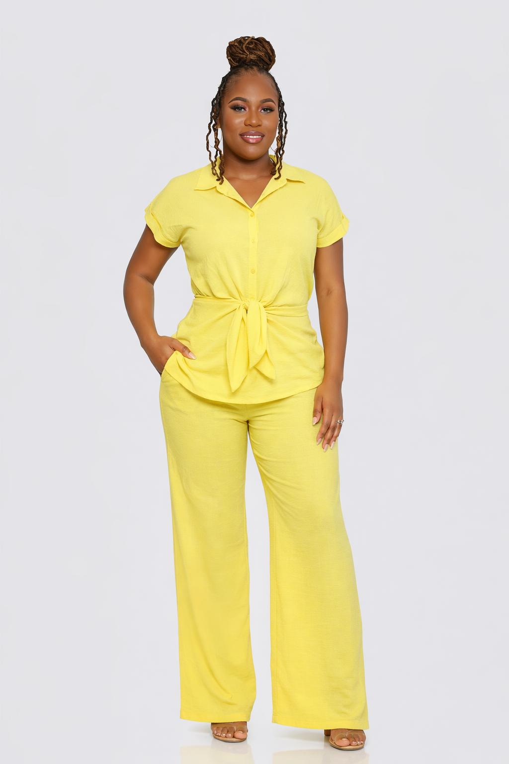 Blush Confidence Lounge Set (yellow)