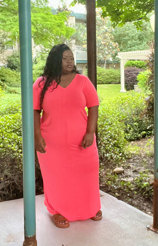 Easy go maxi (coral pink)