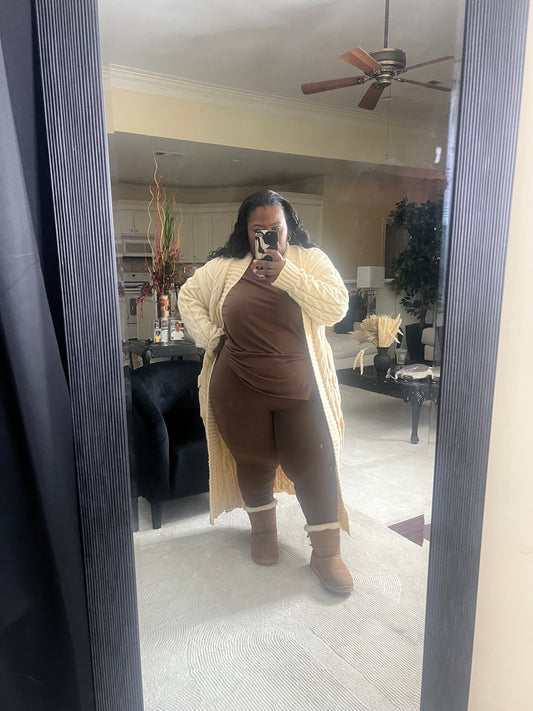 Grab N Go (Long Sleeve Mocha)