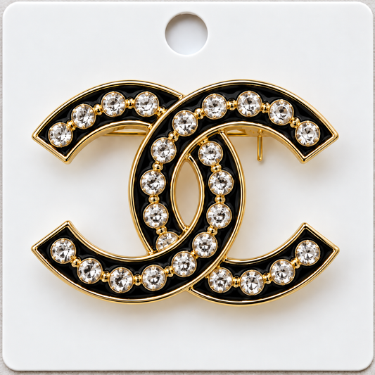 CC brooch