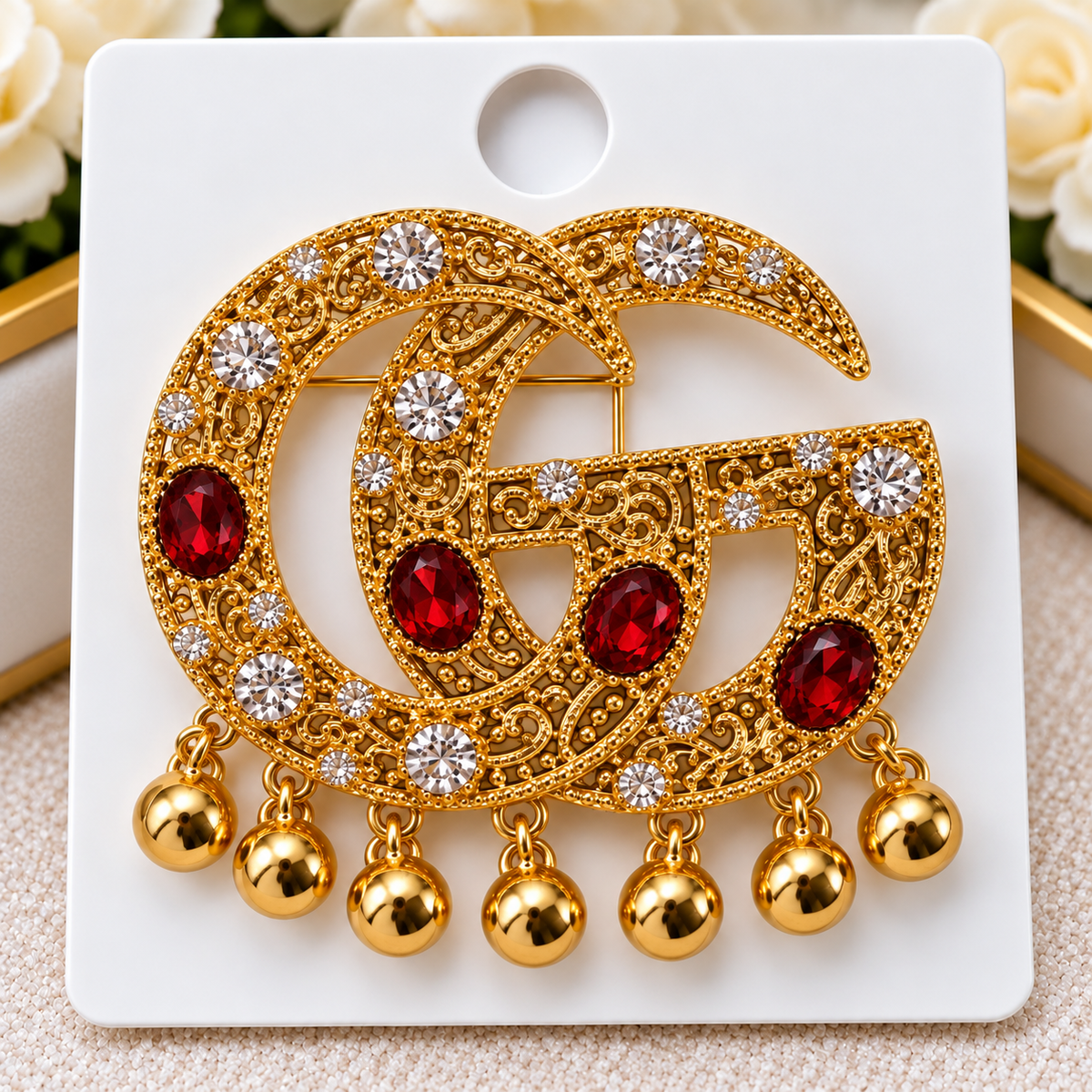 GG brooch