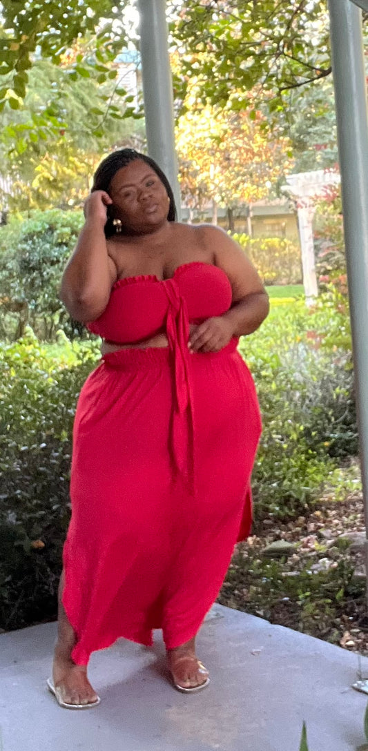 The Perfect Skirt Set (Ruby)
