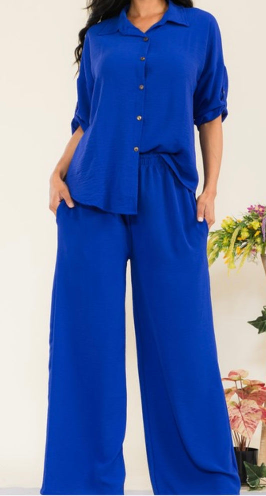 Carlie Rae Set (Royal Blue)