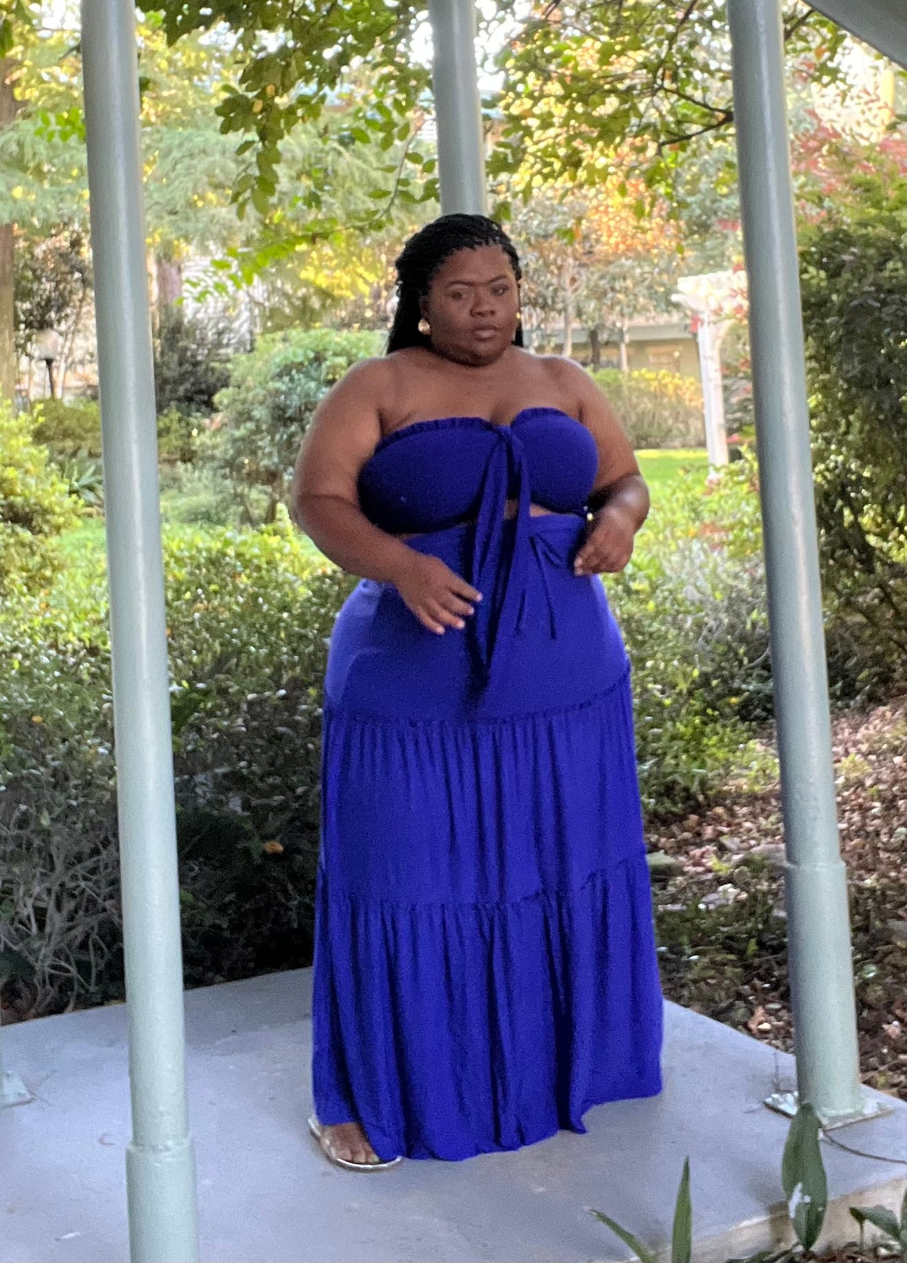 The Perfect Skirt Set (Royal)