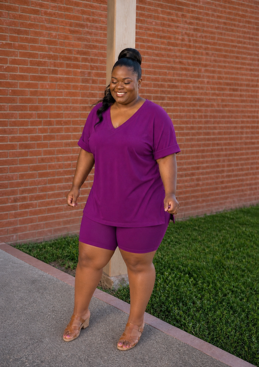 The Everyday Luxe Lounge (plum)