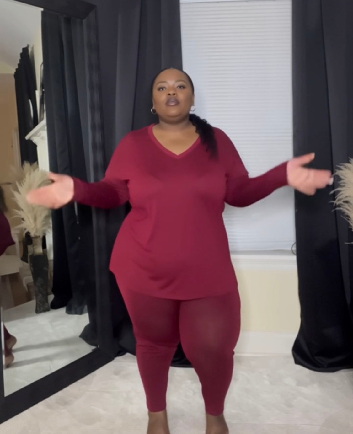 Grab N Go (Long Sleeve Carbernet)