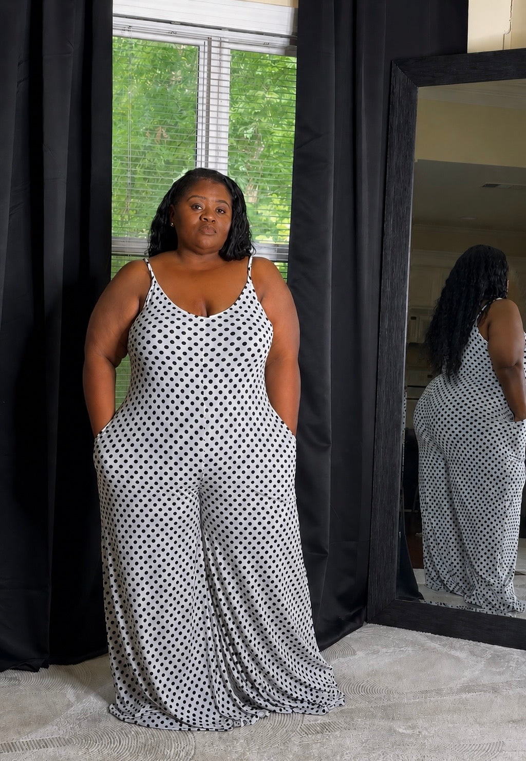 Valentia Polka Dot jumpsuit
