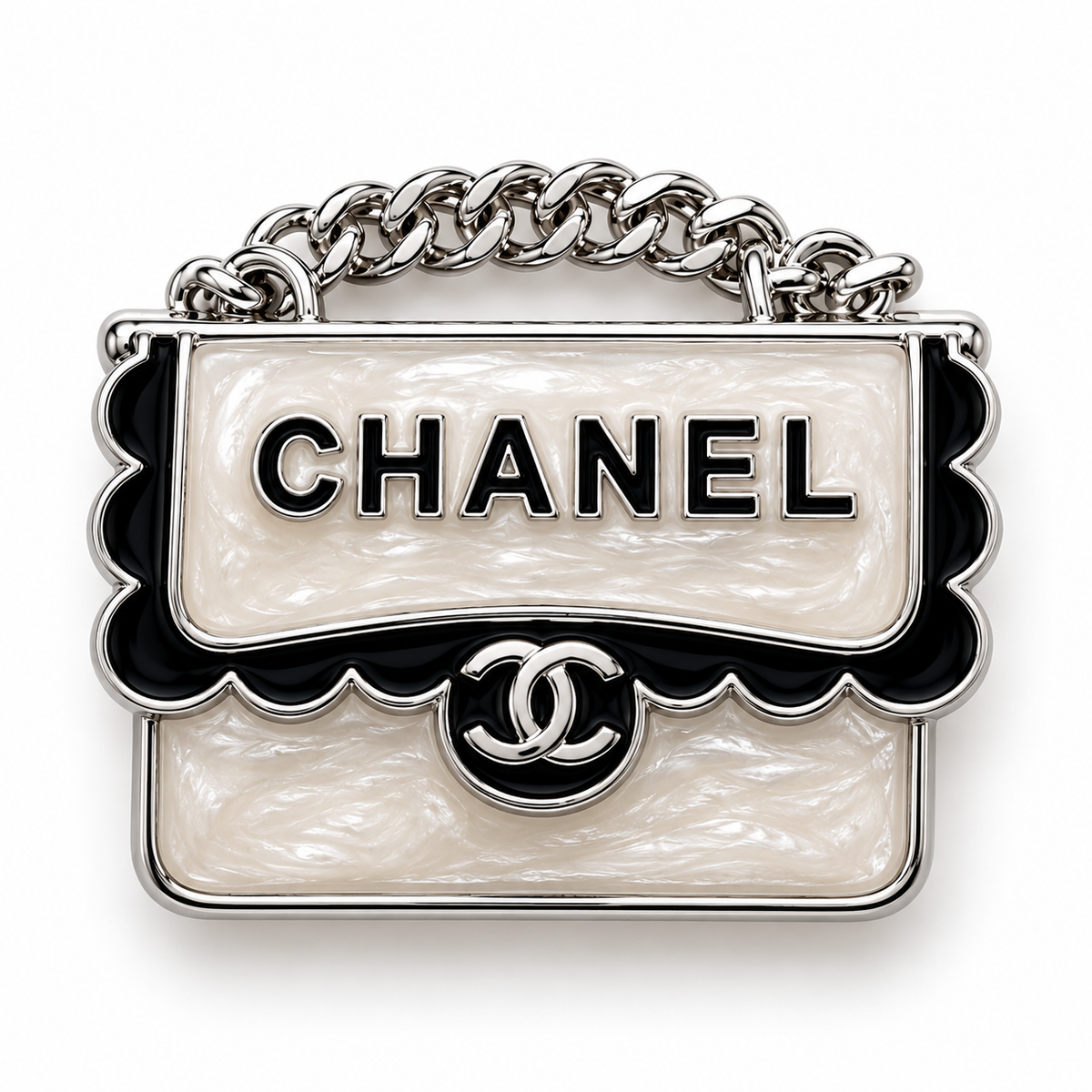 CC brooch