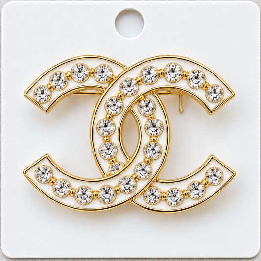 CC brooch