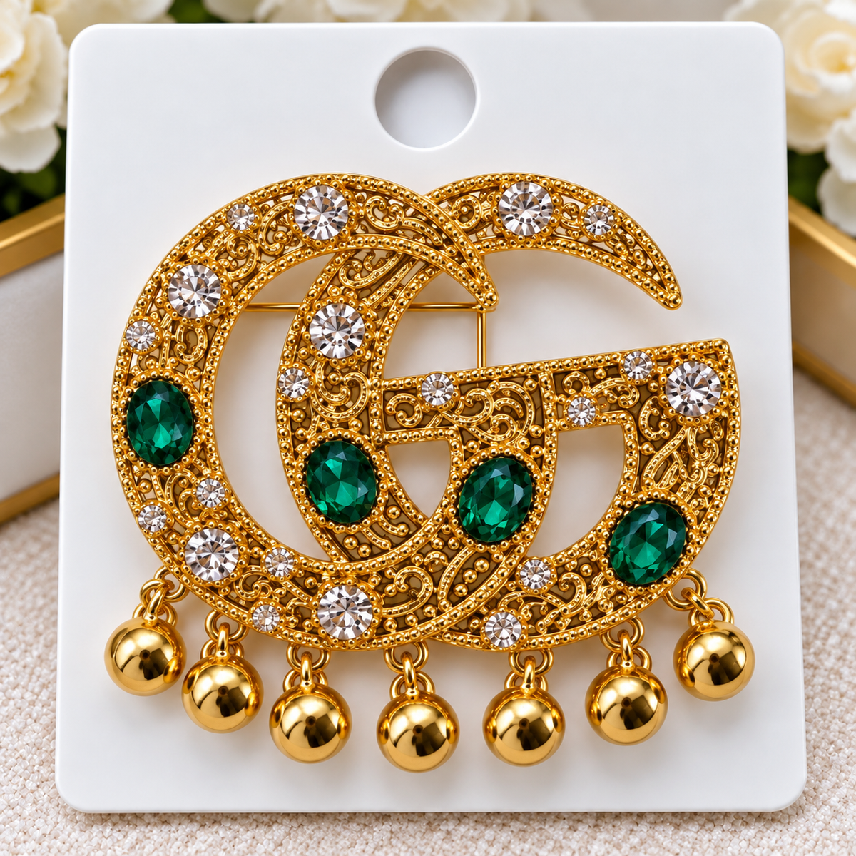GG brooch