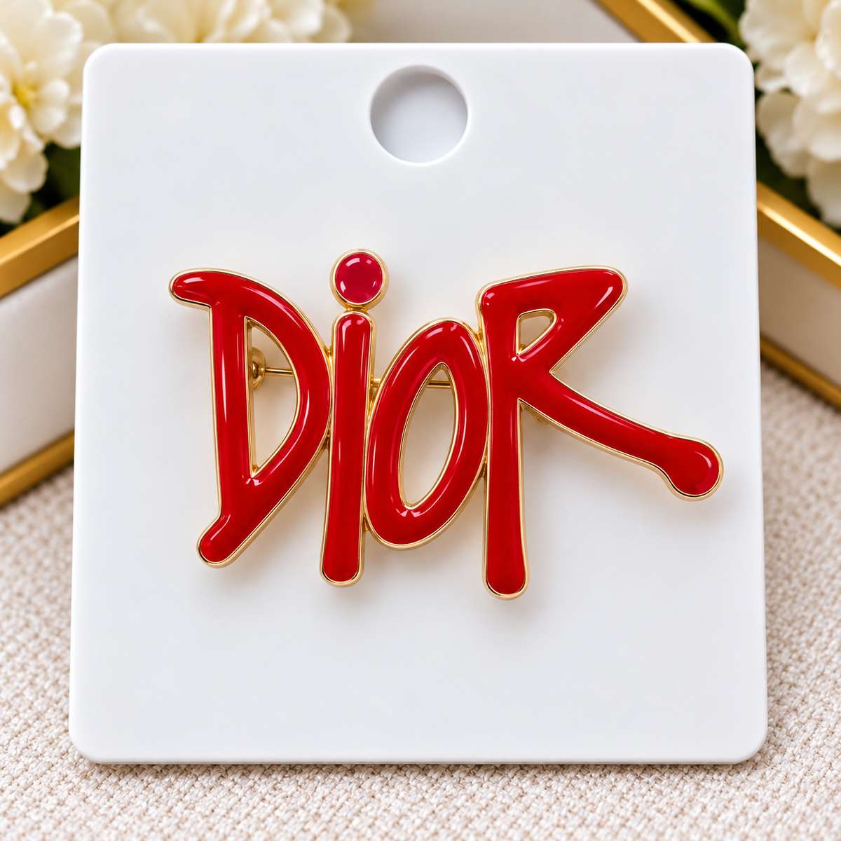 D brooch