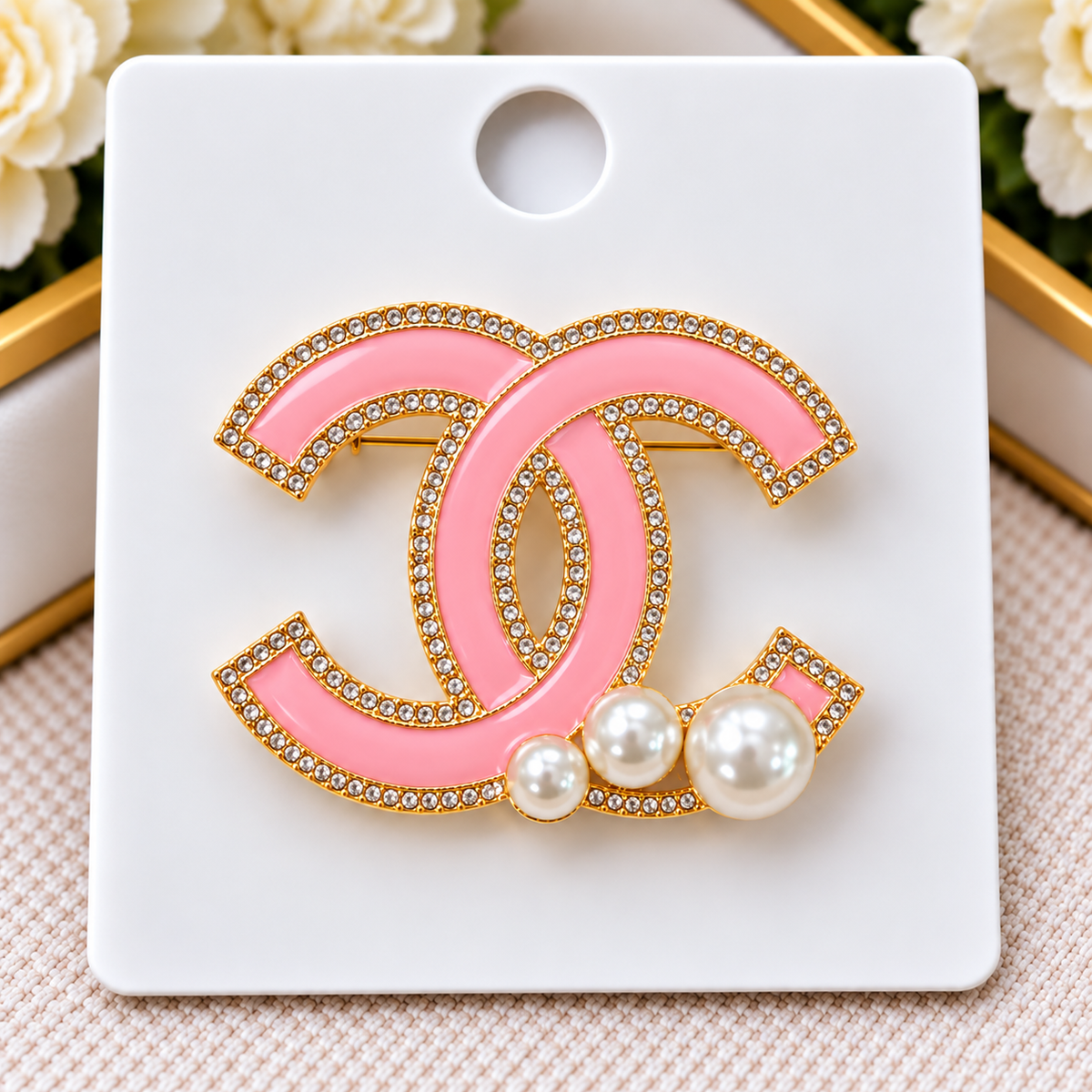 CC brooch