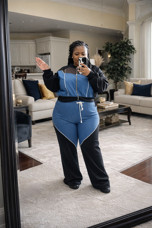 Chill Color Block Lounge Set