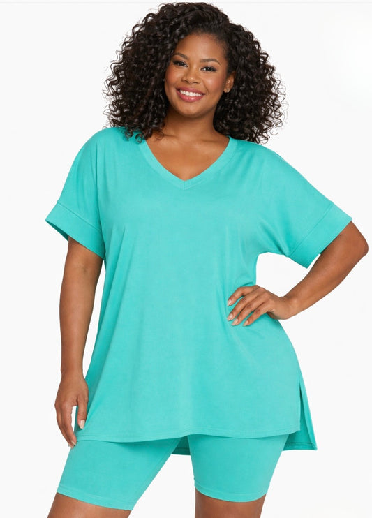 The Everyday Luxe Lounge Set Turquoise