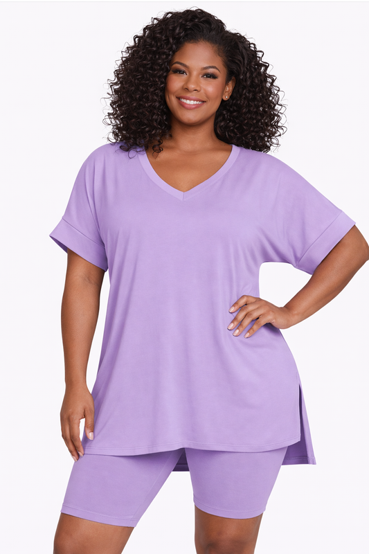 The Everyday Luxe Lounge Set Lavender